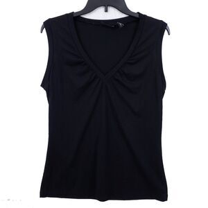 New York & Company Women's (Sleeveless) Tee Shirt Black Large # 011